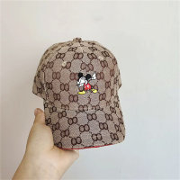 Children's cartoon mouse embroidered baseball cap  Multicolor