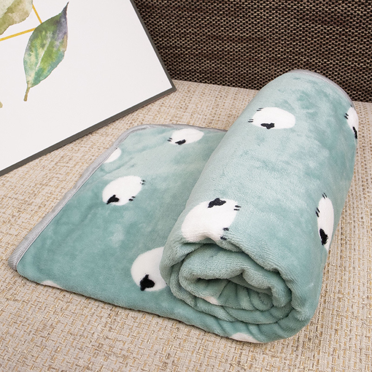 Sheep print online throw