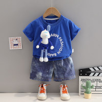 Bunny doll two piece set  Blue