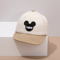 Children's Mickey Mouse House of Wonders soft-brimmed color-blocked cap  White