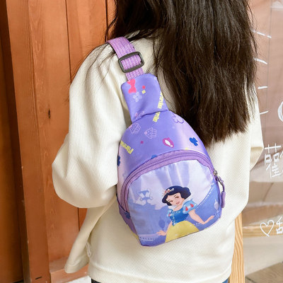 Children's cartoon Disney princess travel to school casual crossbody bag