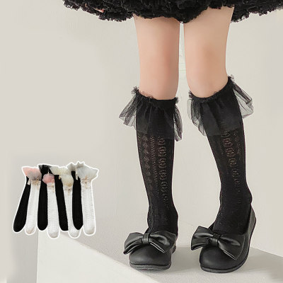 Children's Summer Thin Lace Princess Over-the-Knee Stockings