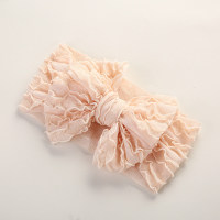 Baby Lace Decoration Hairband  Light Pink