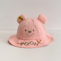 Nuevo sombrero de oso de dibujos animados de primavera para niños.  Rosado