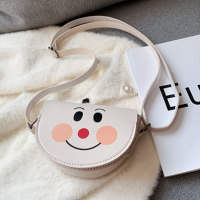Children's Cute Cartoon Animal Shoulder Messenger Bag Coin Purse  Beige