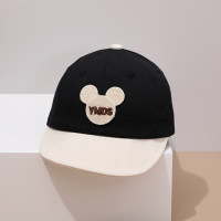 Children's Mickey Mouse House of Wonders soft-brimmed color-blocked cap  Black