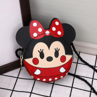 Children's Cute Minnie Mickey Shoulder Crossbody Bag Coin Purse  Multicolor