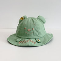 Nuevo sombrero de oso de dibujos animados de primavera para niños.  Verde