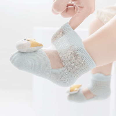Baby Pure Cotton Patchwork Animal Decor Socks