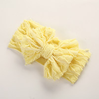 Baby Lace Decoration Hairband  Yellow