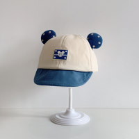 Gorra con visera suave y orejas de Mickey Dot para niños  Azul