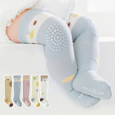Children's mesh cartoon animal color matching dotted anti-slip stockings