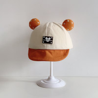 Gorra de ala suave con orejas punteadas de Mickey Mouse para niño  naranja