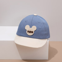 Gorra infantil con diseño color block de ala suave Mickey Mouse House of Wonders  Azul