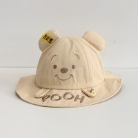 Nuevo sombrero de oso de dibujos animados de primavera para niños.  Caqui