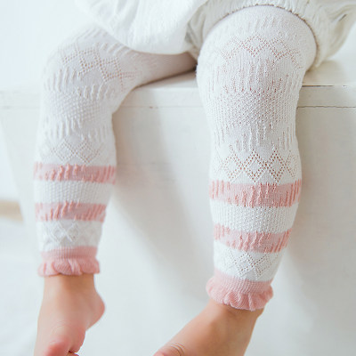 Toddler Girl Sweet Color-block Pattern Leggings