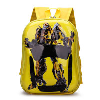 Children's cute cartoon car backpack  Yellow