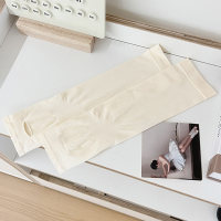 Children's summer solid color sun protection and UV protection ice silk ice sleeve arm sleeves  Yellow