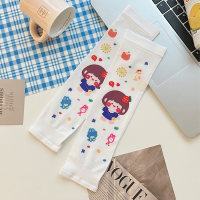 Children's Summer Cute Cartoon Sun Protection and UV Protection Ice Silk Ice Sleeves Arm Sleeves  multicolor