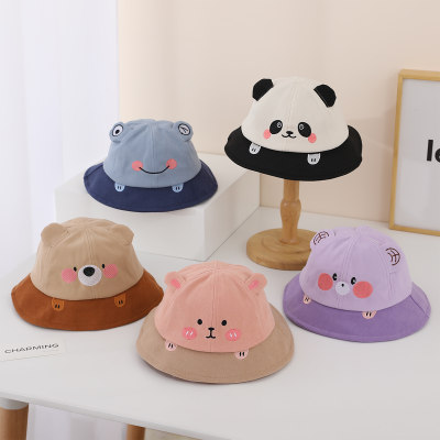 Spring children's small animal shaped basin hat to cover the sun and breathable hat