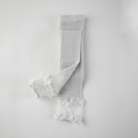 Leggings a nove punti antizanzare alla moda in maglia di filato di neve sottile primaverile ed estivo per bambini  Grigio chiaro