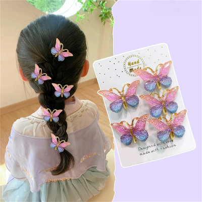 5 cute colorful gradient clips for girls