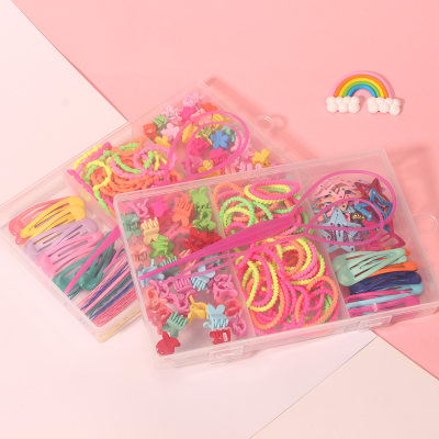 Cuerda colorida para el cabello de 160 piezas para niña pequeña