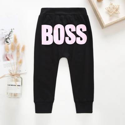 Baby Casual Letter Printed Trousers