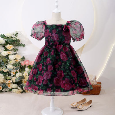 Forest rose princess dress