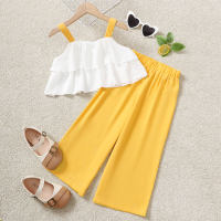 Summer cool camisole suit  Light Yellow