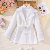 New fashion coats for girls in autumn and winter  White