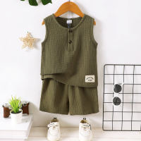 Sleeveless vest double-sided suit  Army Green