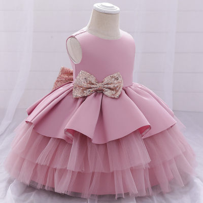 Nuevo estilo vestido de bebé vestido de bebé vestido de boda vestido de princesa vestido de encaje vestido de niños