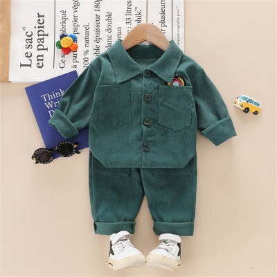 Baby Solid Color Shirt & Pants