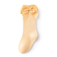 Baby Solid Color Bowknot Knee-High Stockings  Multicolor