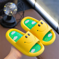 Children's indoor bathing non-slip slippers  Yellow