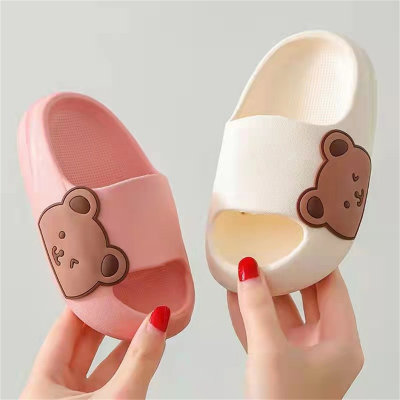 Children's Bear Pattern Slippers