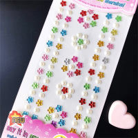 Children's Gem Crystal Diamond Stickers Face Nail Hair Stickers Diamond  Multicolor