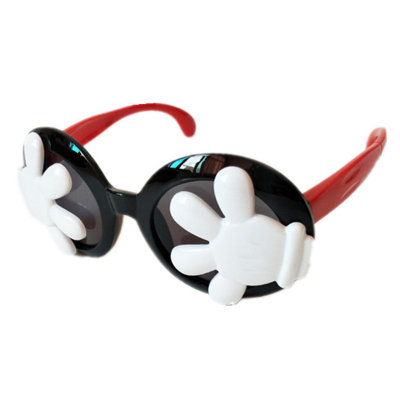 Children's flip palm Mickey photo glasses