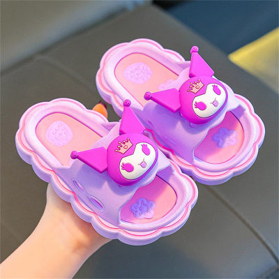Children's Slippers Cartoon Sanrio Girls Soft Bottom Children's Home Outdoor Cute Bathroom Non-Slip Girls' Slippers