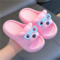 Children's cartoon pattern non-slip slippers  Pink