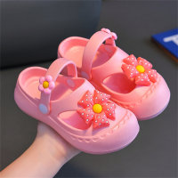 Children's flower slippers  Pink