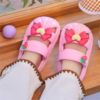 Crocs, beautiful Baotou slippers, fashionable and versatile bow beach shoes