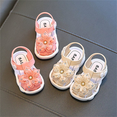 Non-slip princess baby toe capped fashionable children's sandals