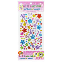 Children's stone crystal diamond nail art face stickers stickers sparkling diamond  Multicolor