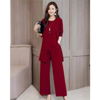 Teen Girls 3-piece Solid Color Bowknot Set  Burgundy