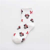 Rosa Socken für Damen in der Mitte der Wade, trendige und vielseitige Herbst- und Winter-koreanische süße Bärensocken, süße und vielseitige Studenten-Sportsocken  Mehrfarbig
