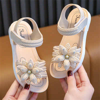 Soft bottom non-slip comfortable fashionable princess shoes sandals bow