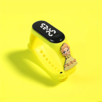 Disney Princess Touch Sport-LED-Elektronikuhr für Kinder  Gelb