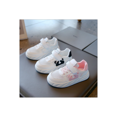 Children's hollow breathable panda sneakers